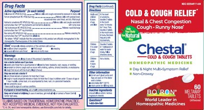 Label (Chestal Cold Cough 60 Tabs Etu.1l6x 0226)